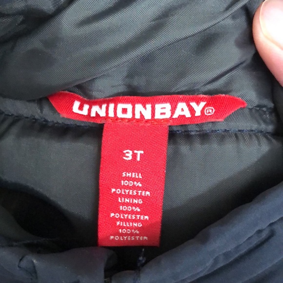 Toddler Union Bay Blue Vest - 3T - Picture 3 of 3
